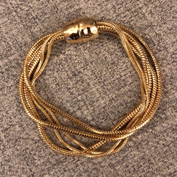 Chico's Jewelry - Five chain bracelet with strong magnetic closure